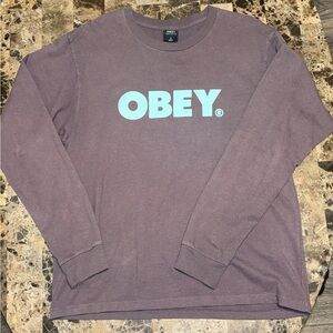 Obey Long Sleeve Shirt // Size Small // Unisex